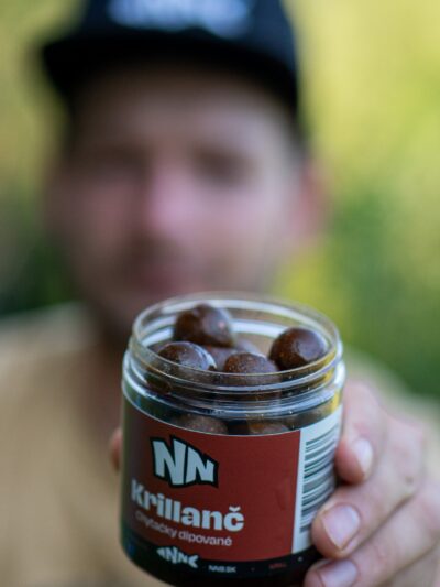 Dipované boilies Krillanč HNV (Krill / Pomaranč)